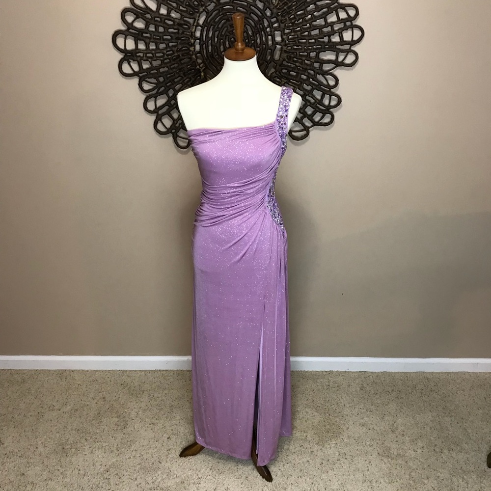 Jodi Kristopher Lavender Long Formal 3/4